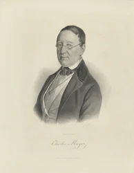 Portrait of the pianist and composer Charles Mayer, ca 1854