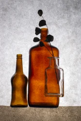 Earthy Bottles Still Life