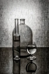 Glass Bottle Reflections