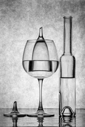 Monochrome Glass Still Life