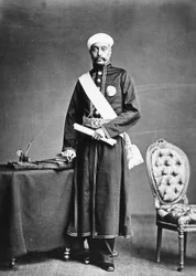 Sir Sala Jung, Prime Minister to the Nizam of Hyderabad, c.1870s