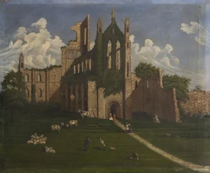 A Ruined Abbey, mid-19th century