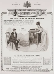 Advertisement for The Gramophone Company