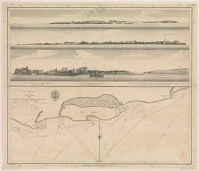 Plan of Diu Island by John McCluer 1788