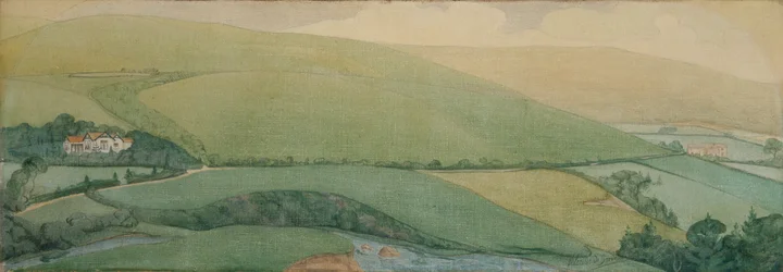 Portrait on tin from Rhyd-y-Car or Colliers Row, mid-late 19th century