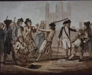 Royal Navy press gang, enforcing the recruitment of sailors