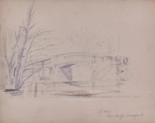 Single span railway bridge