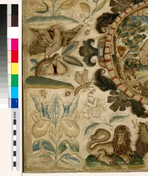 Textile panel with The Sacrifice of Isaac