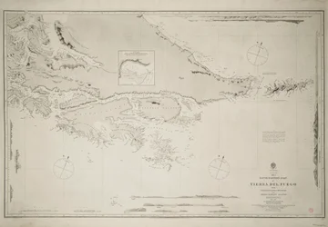 The south-eastern part of Tierra del Fuego with Staten Island, Cape Horn and Diego Ramirez Island