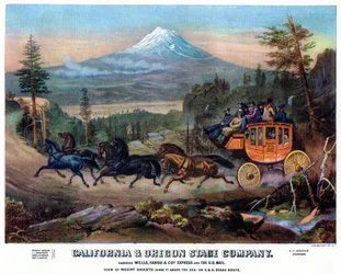 A Stagecoach Journey, USA