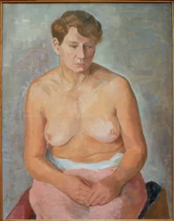 Seated Female Nude