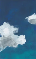 Abstract Blue Clouds