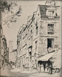 Courtyard of the Halls, Rue St Jacques