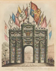 Triumphal Arch for King William IV and Queen Adelaide
