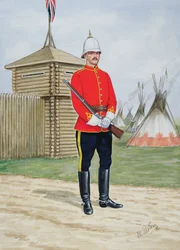 Constable of the North-West Mounted Police in 1880
