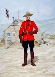 Corporal of the North-West Mounted Police in 1905