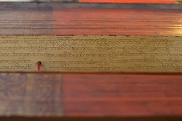 Burmese Palm Leaf Manuscript