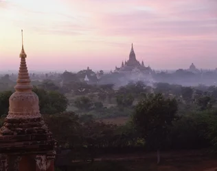The Ananda Temple at sunrise