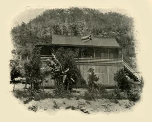 Cuban Headquarters at Daiquiri, Spanish-American War, June 1898