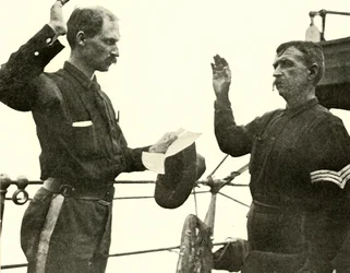 Lieutenant Lewis Reenlisting Thomas Dixon, Spanish-American War, 19 June 1898, 1899