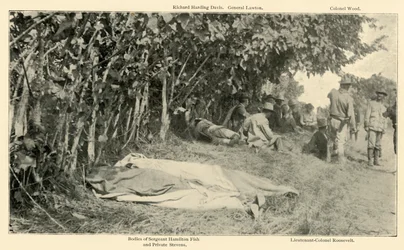 Scene after Rough Riders Battle, June 24th, Spanish-American War