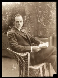 Howard Estabrook in a Garden