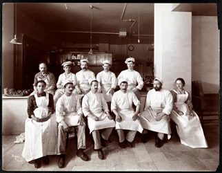 Kitchen Staff at the Hotel Manhattan