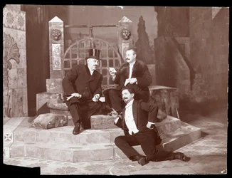 Oscar Hammerstein and two others at the Manhattan Opera House