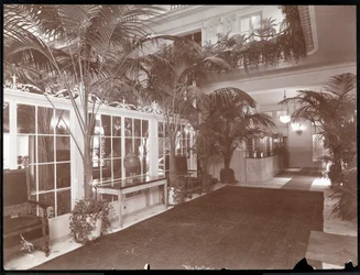 The Lobby and Registration Desk at the Ritz-Carlton Hotel