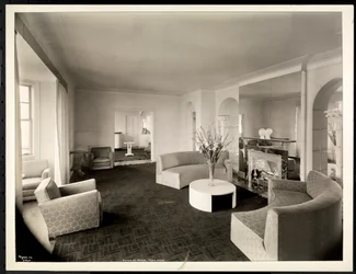 The Parlor of the Penthouse at the Hotel St. Regis, 1937