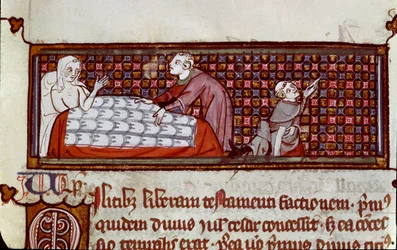 A Sick Person Dictating His Will (Miniature)
