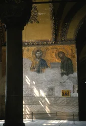 Christ and Saint John the Baptist in Hagia Sophia
