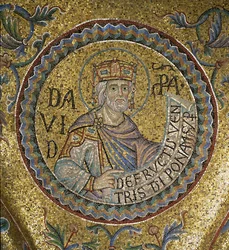 King David (detail) of Interior Mosaics in the St. Mark