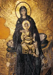 Virgin and Child enthroned