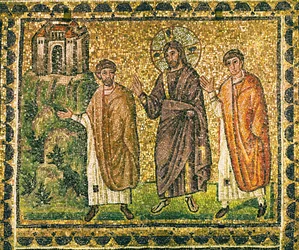 Christ Appears to the Apostles on the Road to Emmaus