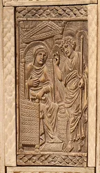 Detail of the Annunciation, from the Chair of Bishop Maximian