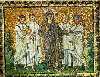 Jesus and the Multiplication of Bread and Fish, Four Apostles