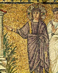 Jesus (detail from The Raising of Lazarus)