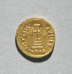 Solidus with Heraclius and his Son Heraclius Constantine