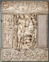 The Emperor Triumphant, known as the Barberini Ivory, 500-550 AD