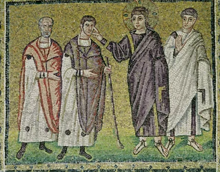 The Healing of Two Blindmen from Jericho, Scenes from the Life of Christ
