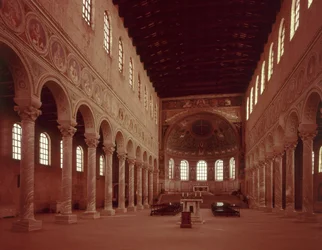 View of the nave and the altar