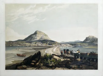 Port Madoc from the Embankment