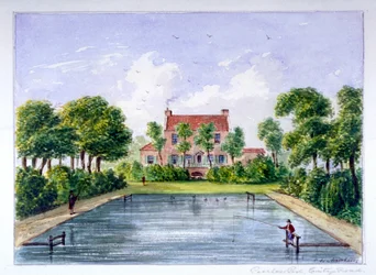 People Fishing in Peerless Pool, City Road, Finsbury, London