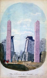 Entrance of Luxor, Egypt