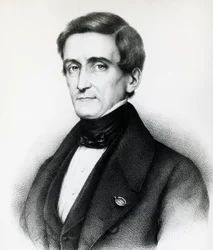 Portrait of Pellegrino Rossi (1787-1848), Italian jurist, lithograph
