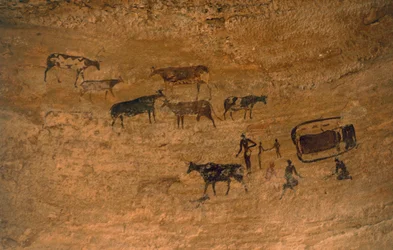 Scene of Daily Life with Livestock