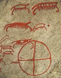 Vitlycke Rock Carvings, Tanum, Sweden