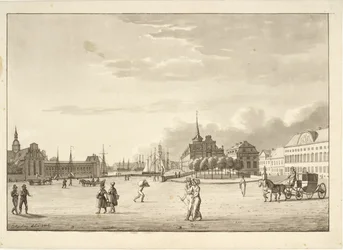 The Square in Copenhagen with Holmen