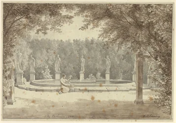 The Fountain in the Garden of Palazzo Barberini, Rome